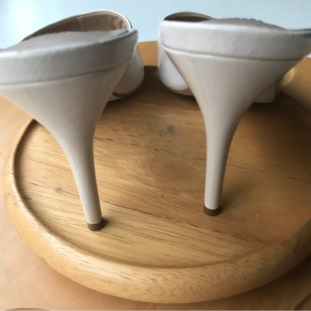 Steve Madden | Avoid Beige Patent Open Square Toe… - image 5